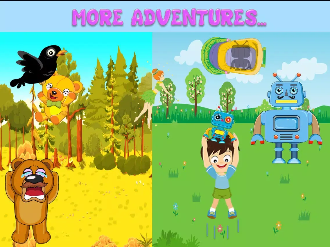 Toy Game story adventure for kids junior iPad 应用截图