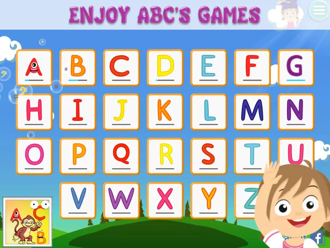 Tangkapan layar Alphabet Abc's game for kids Tracing, Coloring iPad 