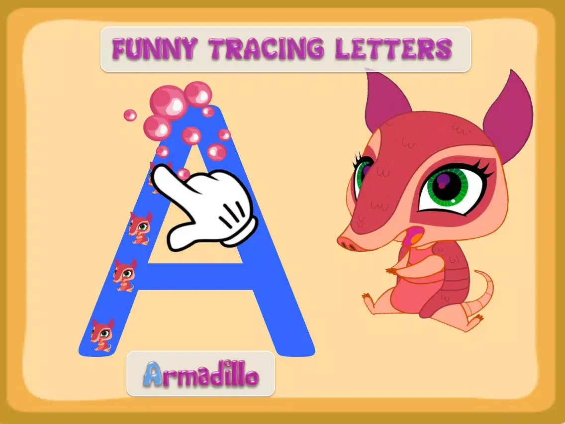 Tangkapan layar Alphabet Abc's game for kids Tracing, Coloring iPad 