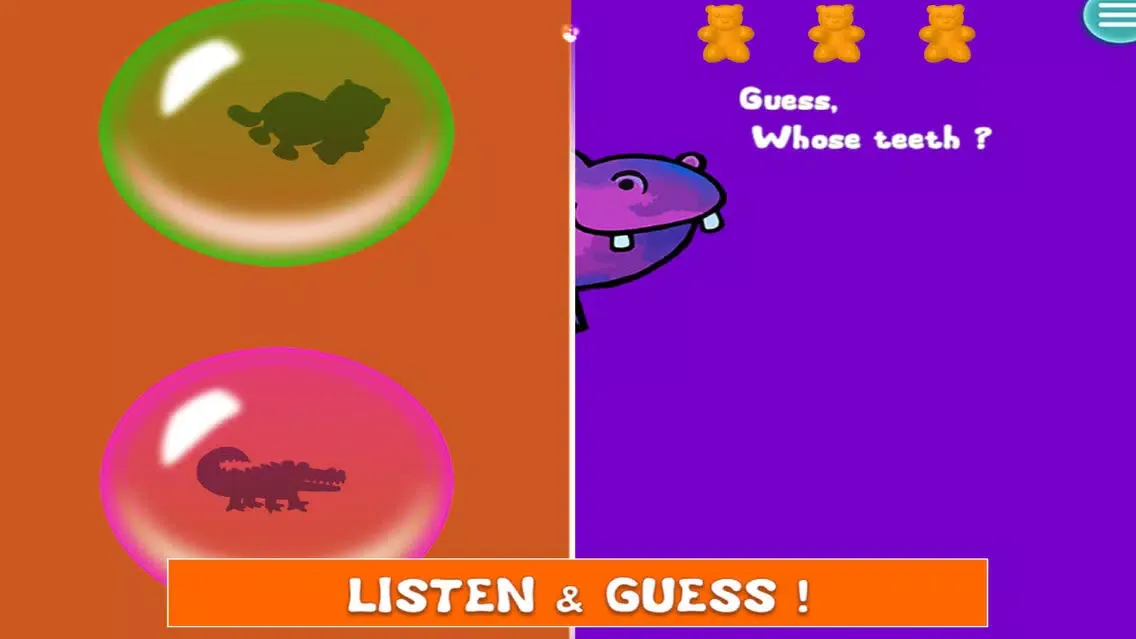 Whose Game for kids-Guess pets names,body parts. Screenshots