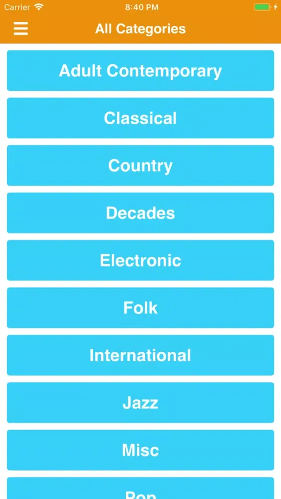 Tangkapan layar Radio Online - Listen Music