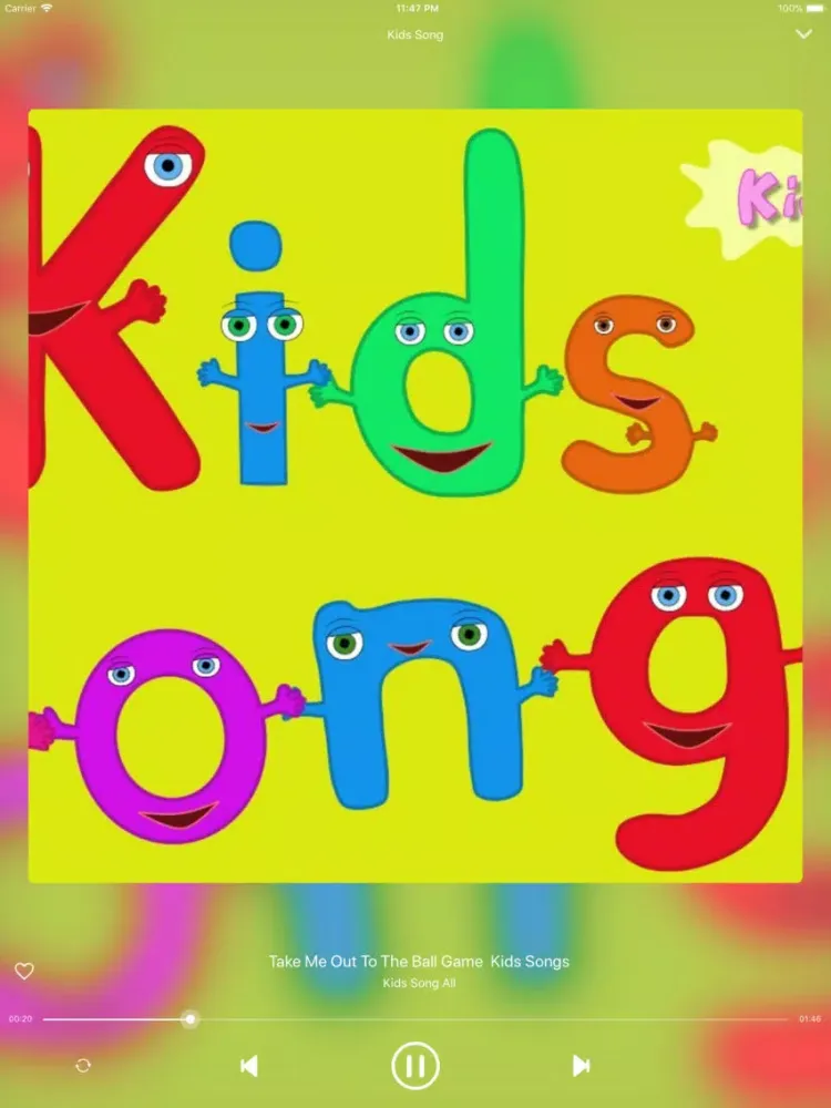 Kid Songs - 300 Songs iPad  スクリーンショット