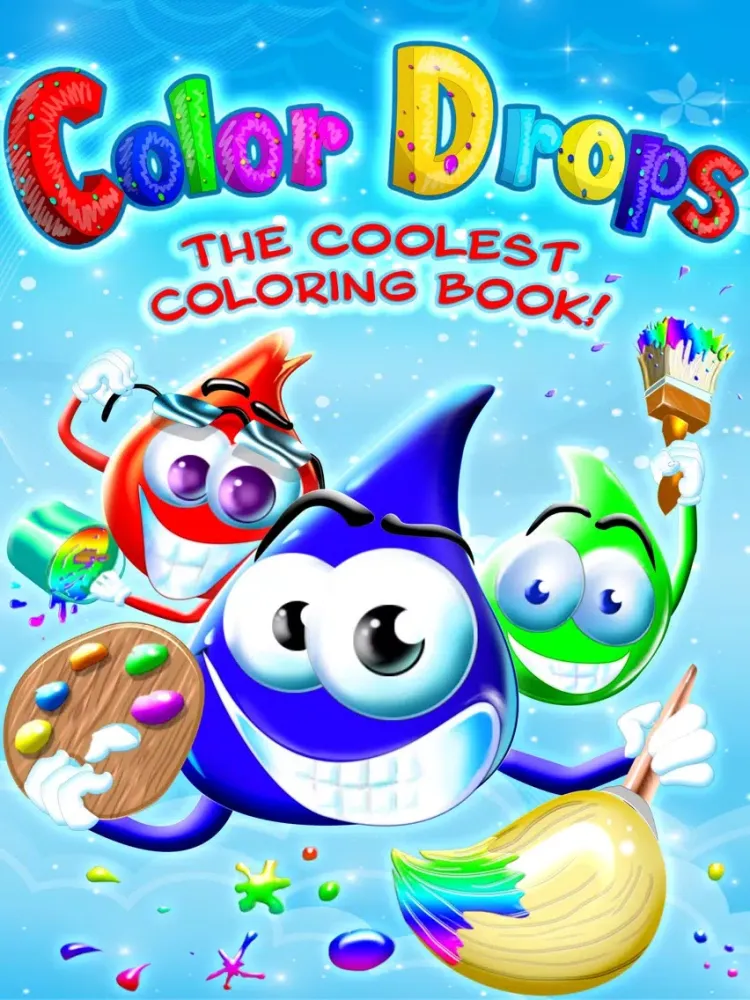 Color Drops - Children’s Animated Draw & Paint Game HD! iPad  स्क्रीनशॉट