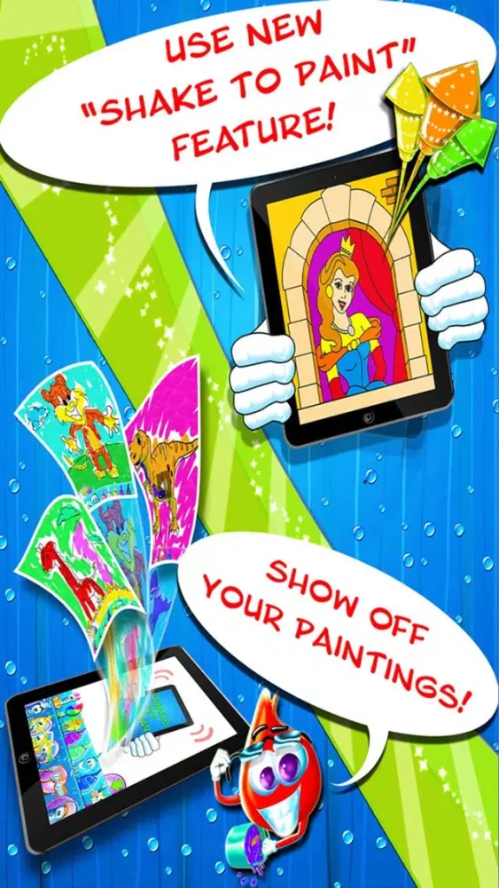 Color Drops - Children’s Animated Draw & Paint Game HD! स्क्रीनशॉट