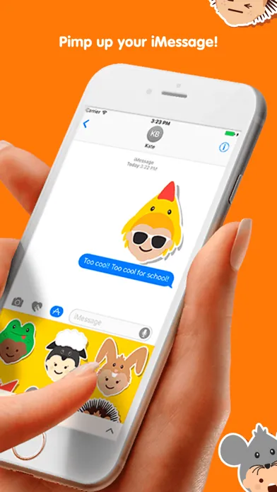 Ibbleobble Face Stickers स्क्रीनशॉट