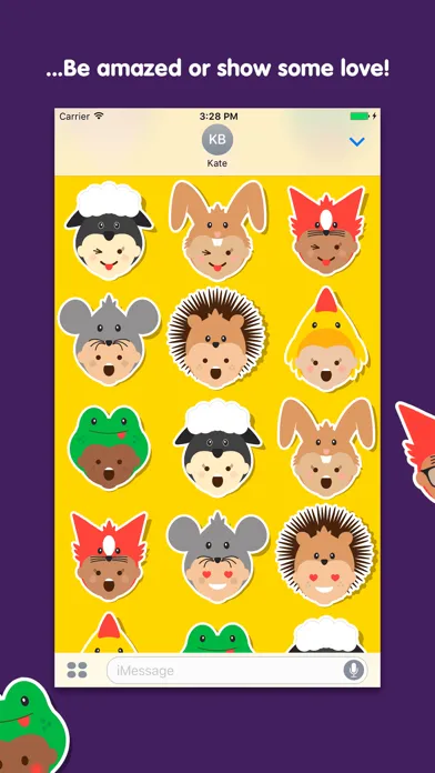 Ibbleobble Face Stickers स्क्रीनशॉट