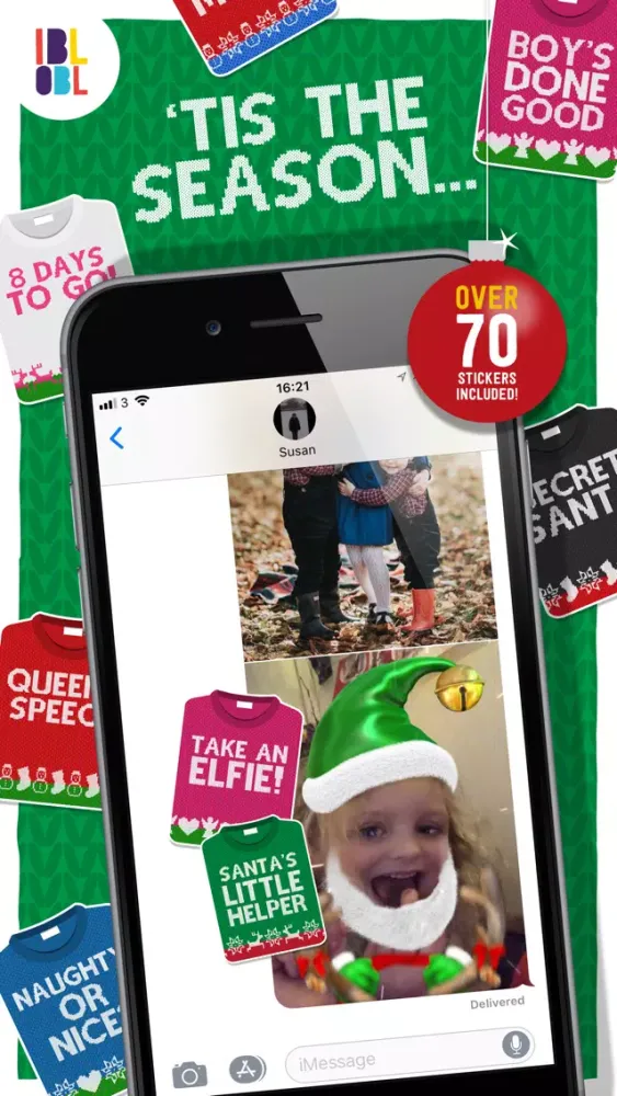 Christmas Jumpers for iMessage سکرین شاٹس