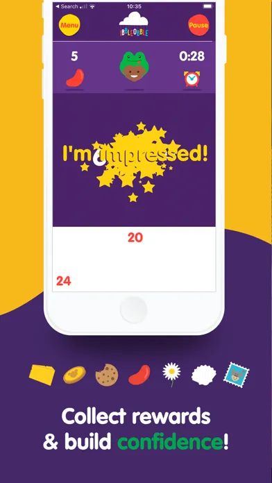 Screenshot di Multiplication with Ibbleobble