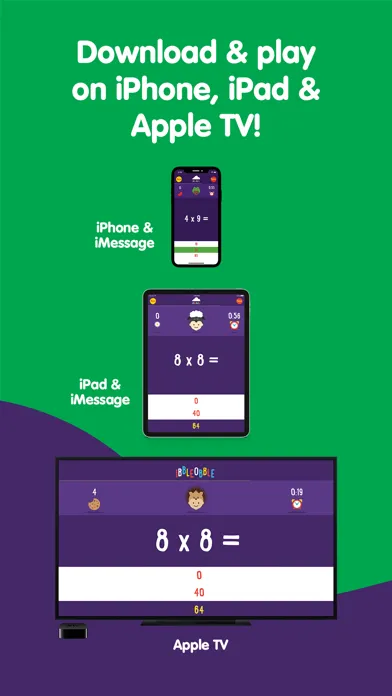 Screenshot di Multiplication with Ibbleobble