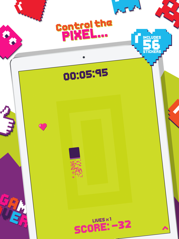 Pixel Dash - Test Your Reaction Speed Game iPad  スクリーンショット