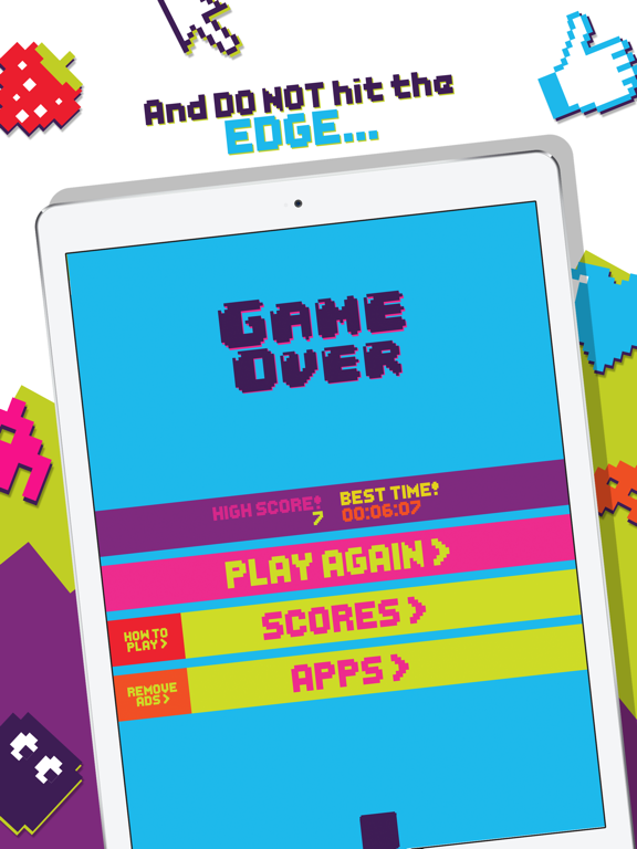 Pixel Dash - Test Your Reaction Speed Game iPad  スクリーンショット