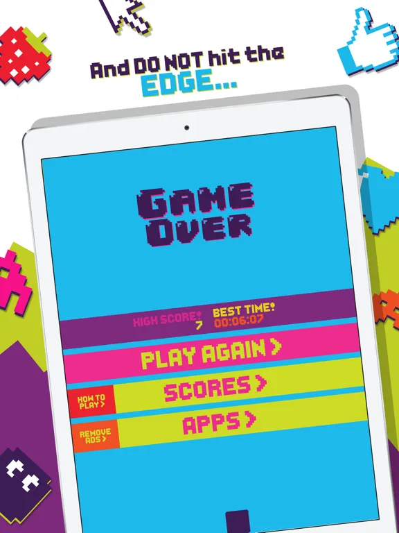 Pixel Dash - Test Your Reaction Speed Game iPad 應用截圖