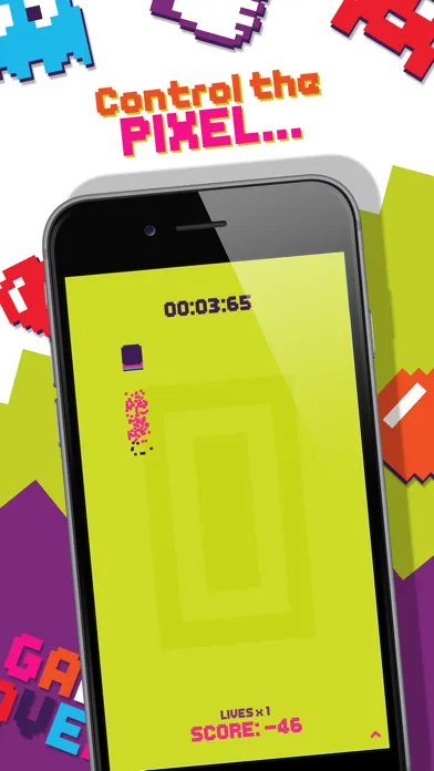 Pixel Dash - Test Your Reaction Speed Game應用截圖