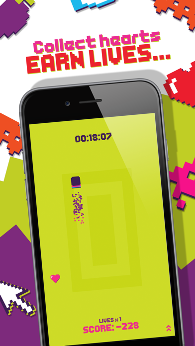 Pixel Dash - Test Your Reaction Speed Game スクリーンショット