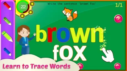 Capturas de tela do ABC Coloring and Tracing