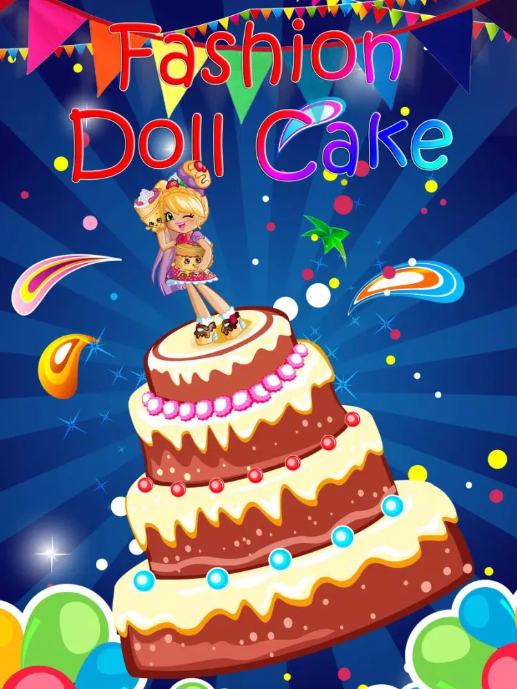 Captures d'écran de Fashionable Doll Cake Maker 2017 iPad 