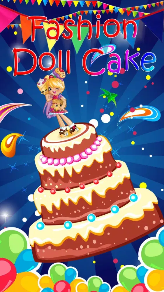 Captures d'écran de Fashionable Doll Cake Maker 2017