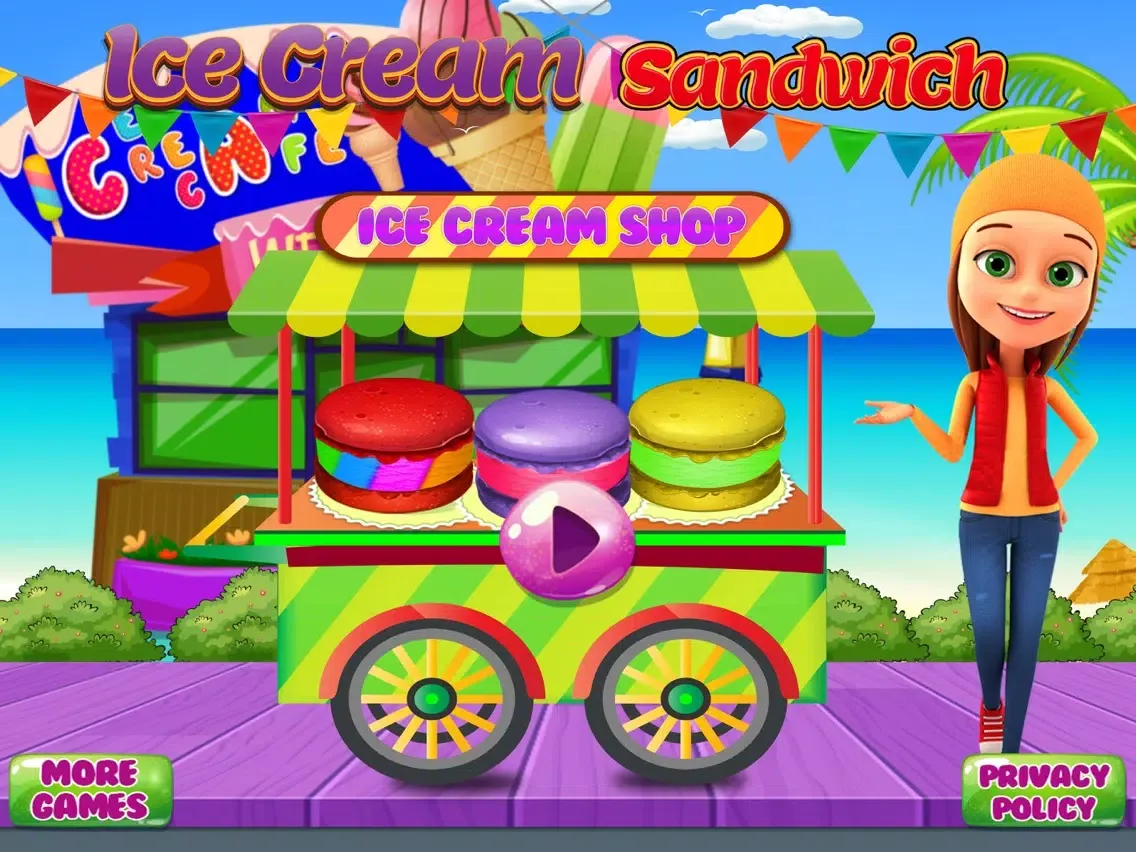 Ice Cream Sandwich Making iPad  سکرین شاٹس
