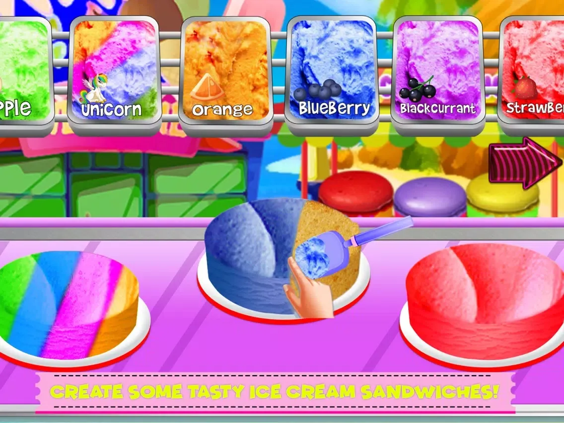Ice Cream Sandwich Making iPad  سکرین شاٹس