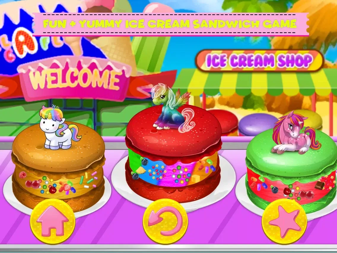 Ice Cream Sandwich Making iPad  سکرین شاٹس