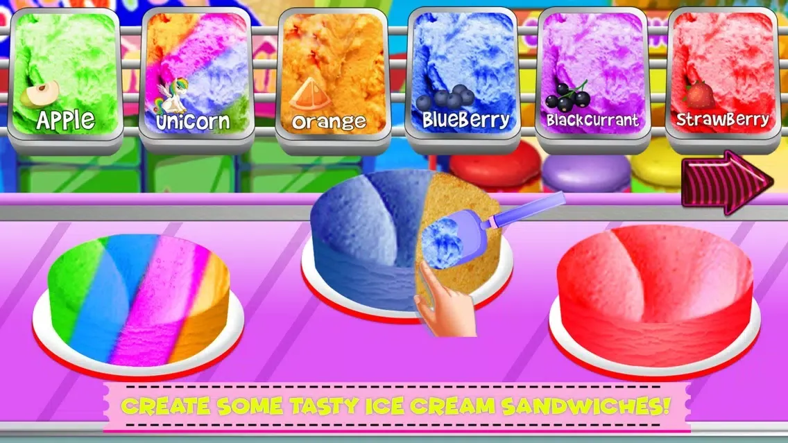 Ice Cream Sandwich Making سکرین شاٹس
