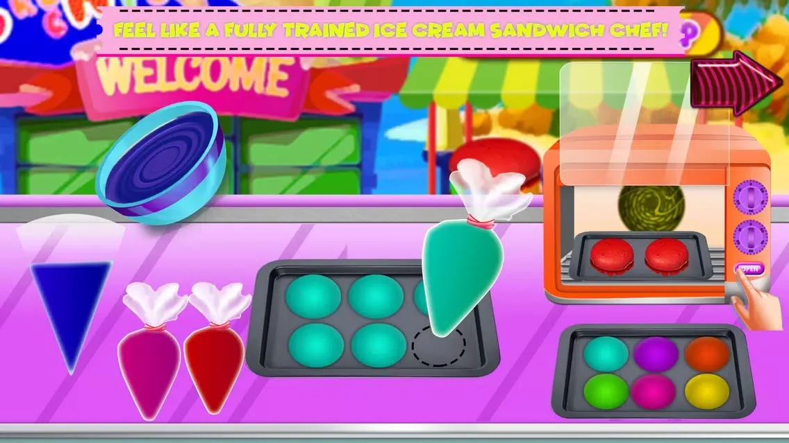 Ice Cream Sandwich Making سکرین شاٹس