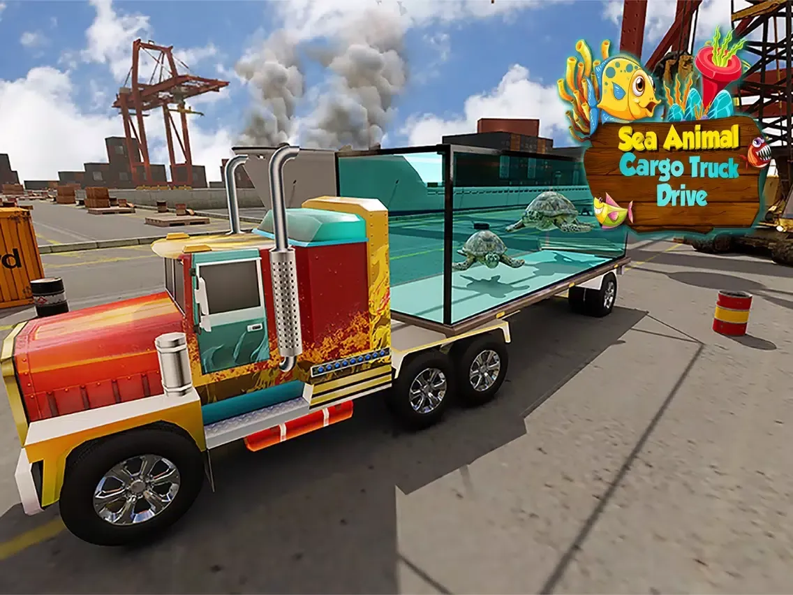 Скриншоты Sea Animal Cargo Truck Driving iPad 