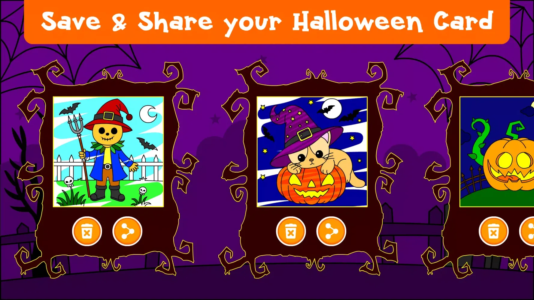 Halloween Coloring Games Screenshots