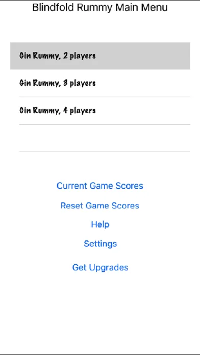 Blindfold Rummy スクリーンショット