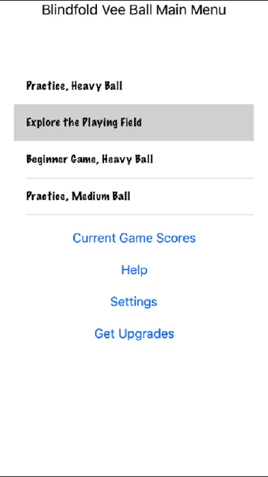 Blindfold Vee Ball Screenshots