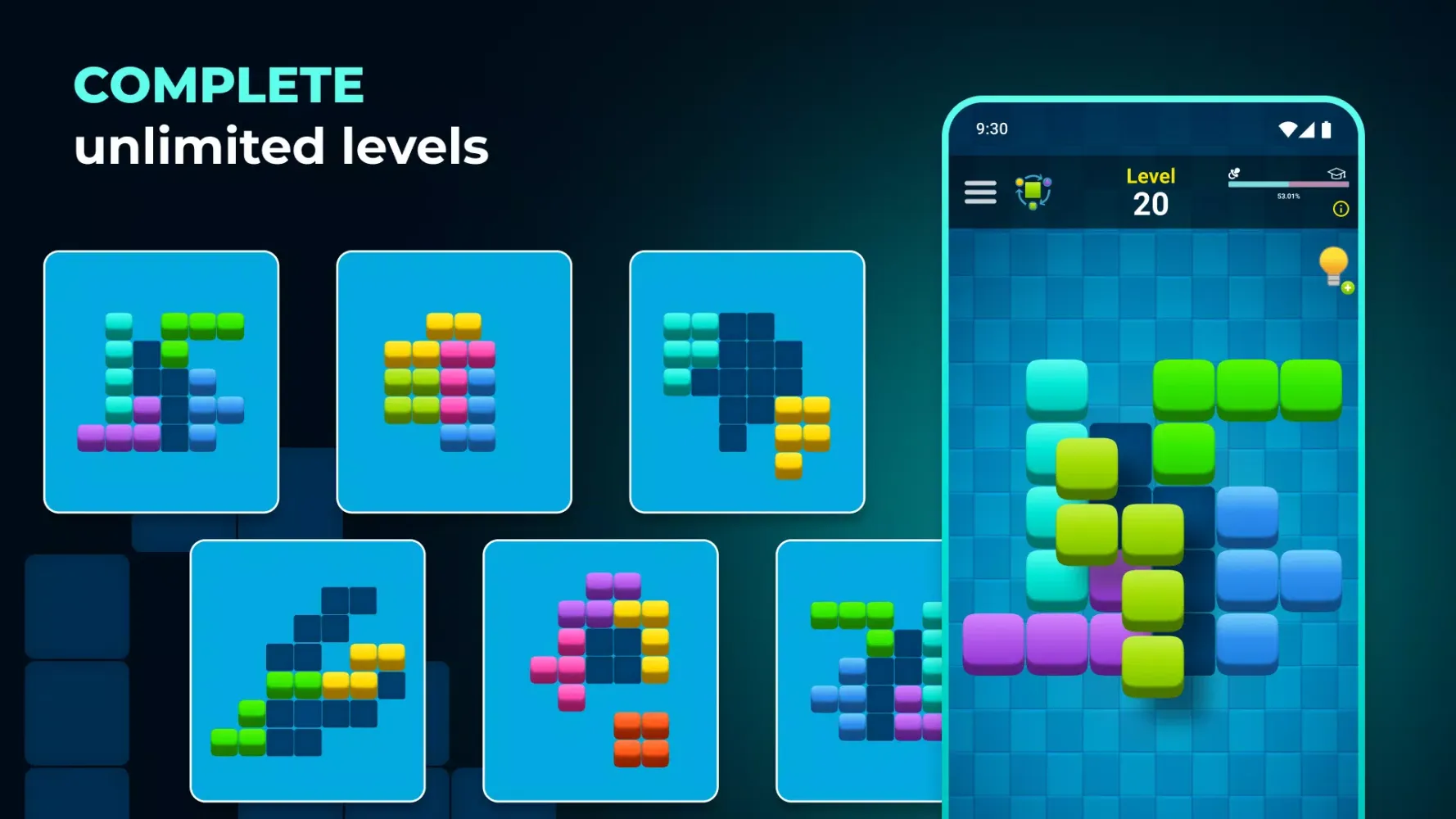 Capturas de pantalla de Tangram Puzzle Game 3 in 1