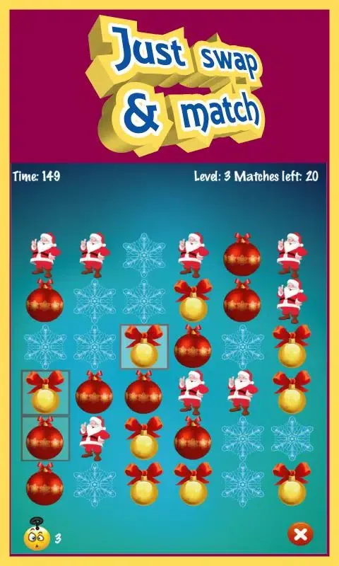 Screenshot di Christmas Match 3