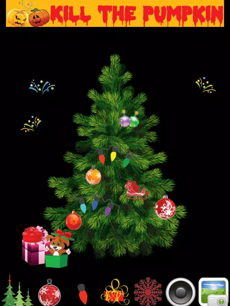 Zrzuty ekranu Christmas tree decoration iPad 