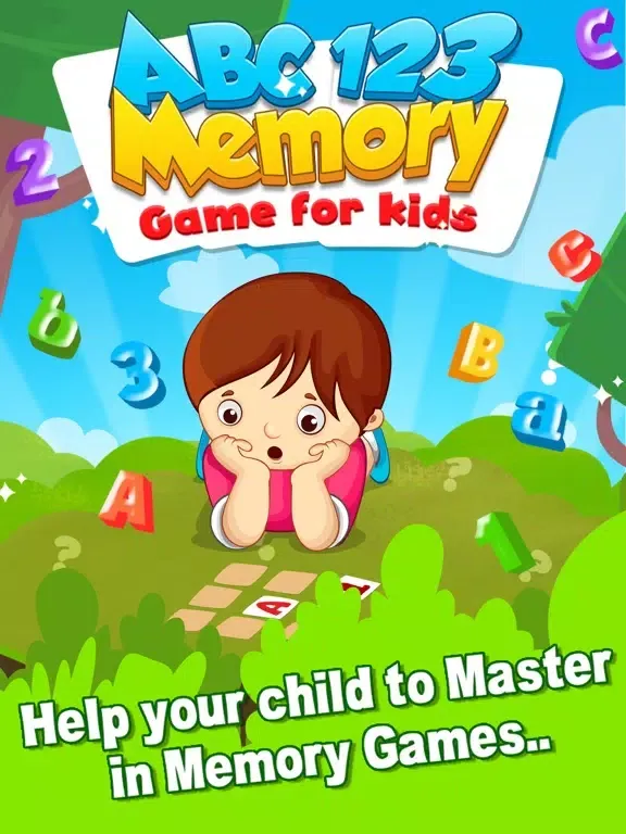 ABC 123 Memory Games - Flash Card Game iPad 應用截圖