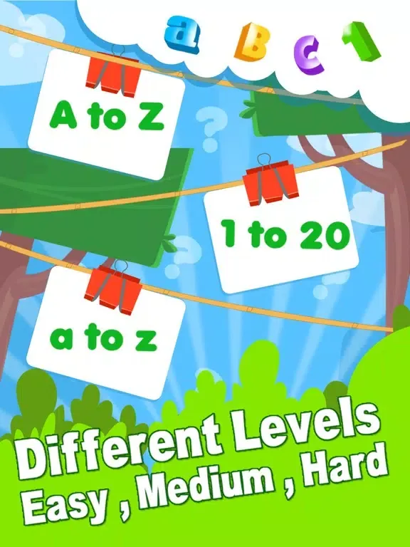 ABC 123 Memory Games - Flash Card Game iPad 應用截圖