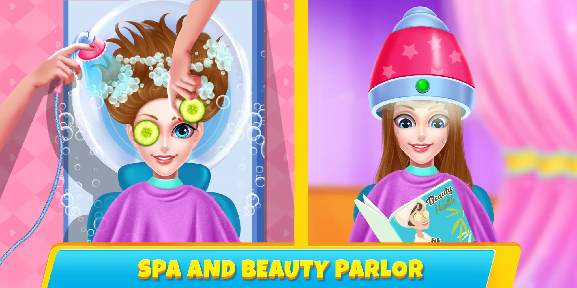 Girls Makeover Salon Dash Game Screenshots