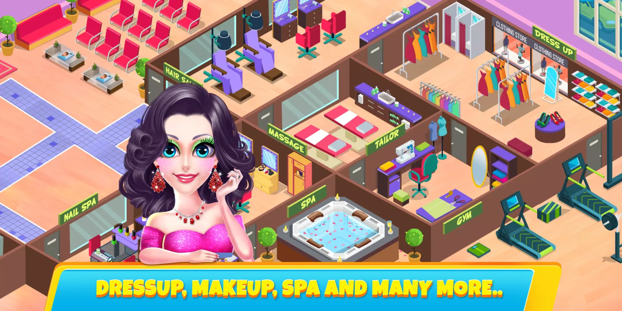 Girls Makeover Salon Dash Game Screenshots