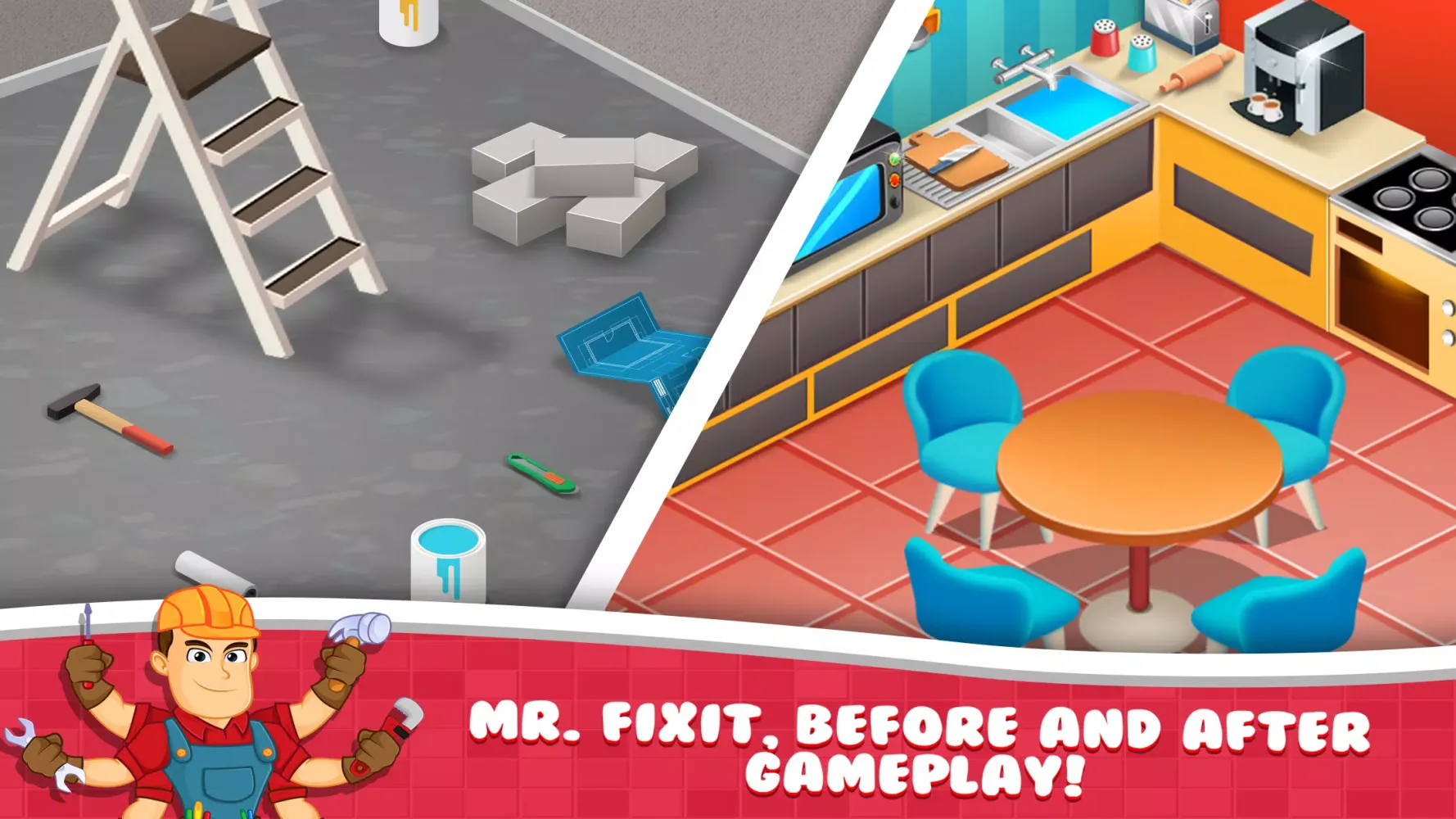 Mr. Fix it - Home Restore Game スクリーンショット