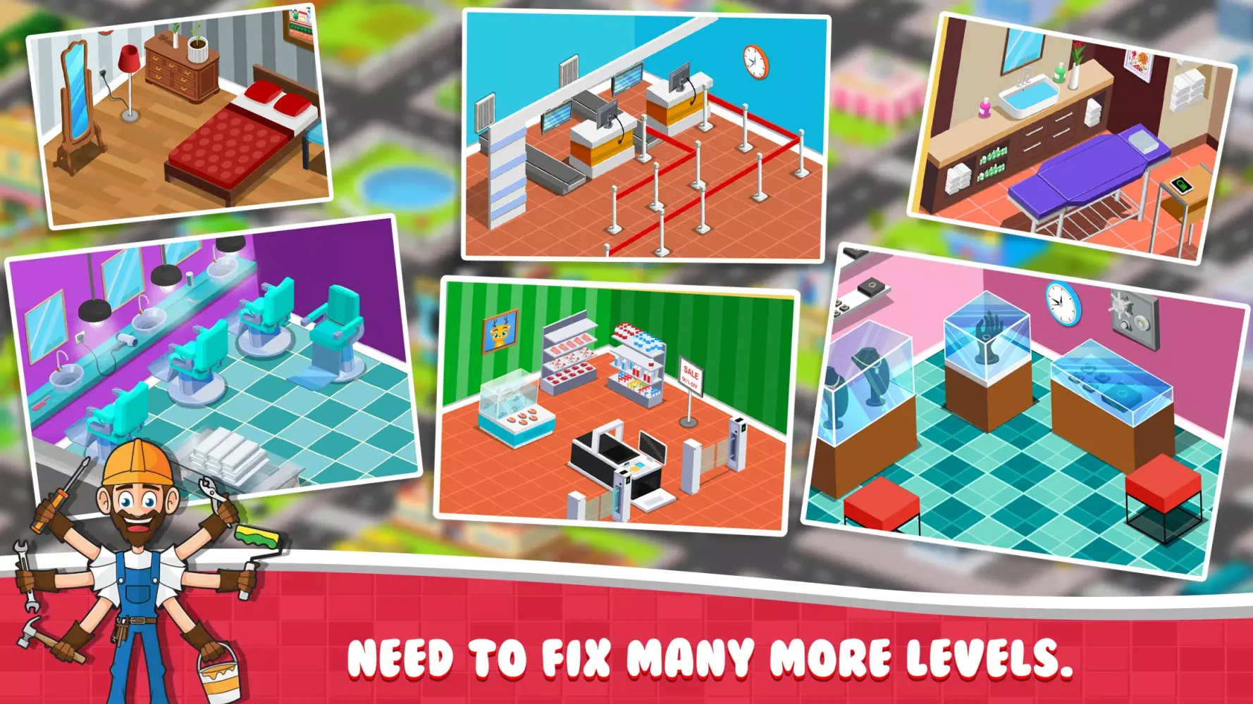 Mr. Fix it - Home Restore Game スクリーンショット
