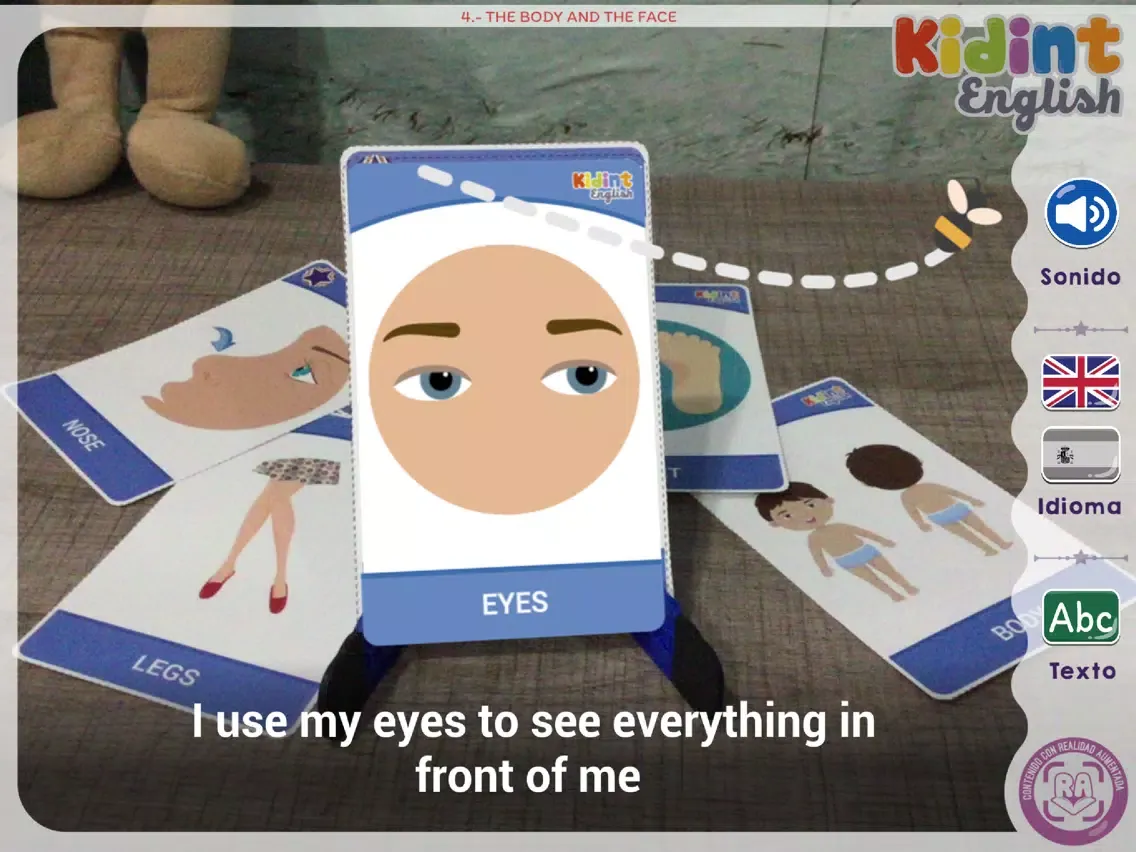 Kidint AR Body and The Face iPad 应用截图