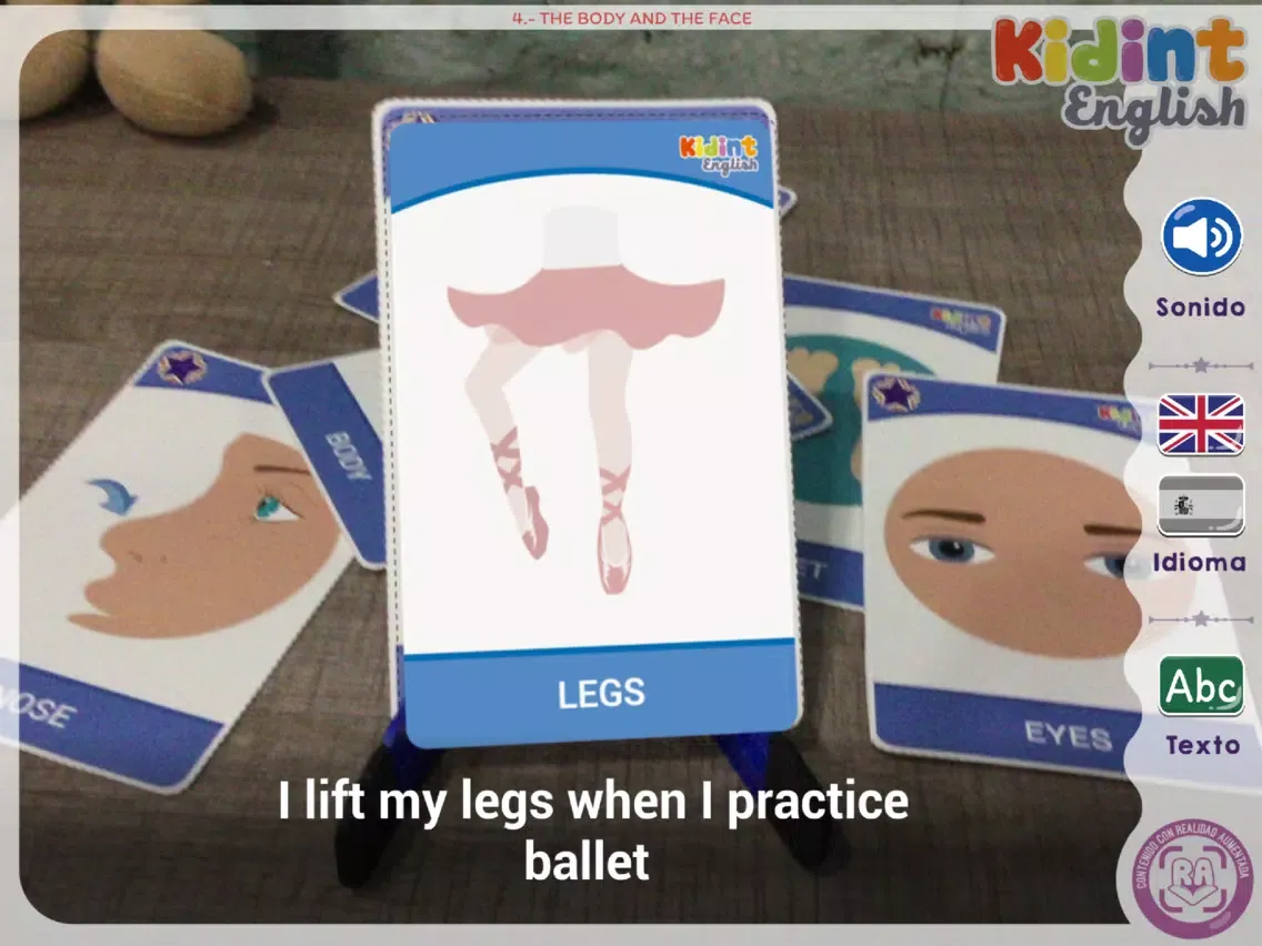 Kidint AR Body and The Face iPad 应用截图