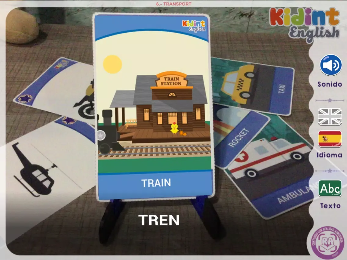 Capturas de pantalla de Kidint AR Transport iPad 