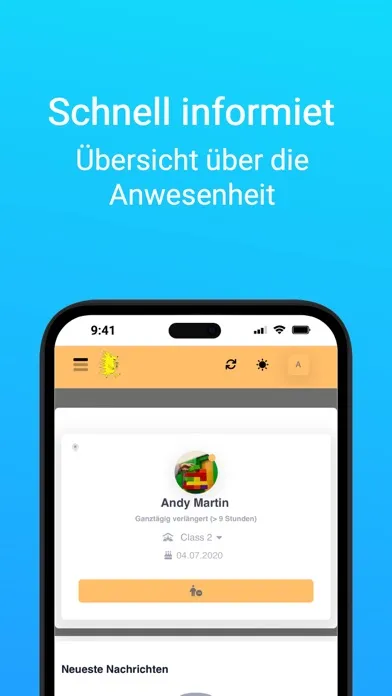 Tangkapan skrin TÄKS Eltern-App