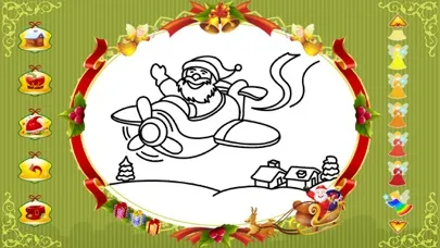 Capturas de tela do Kidoko Christmas Paint