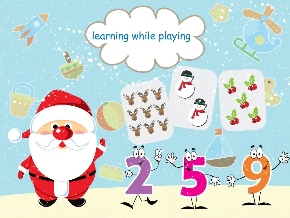 Fun math games for learn counting numbers and learning addition iPad  Screenshots