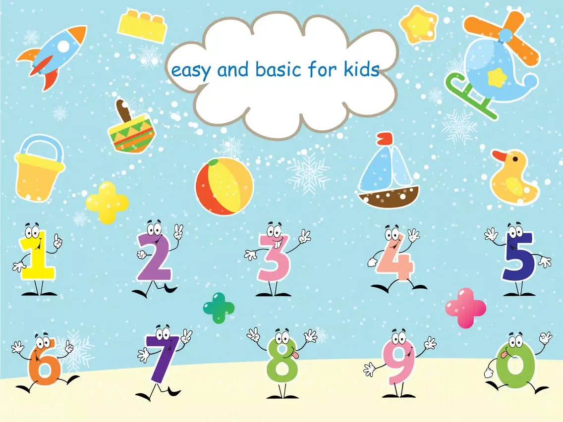 Fun math games for learn counting numbers and learning addition iPad  Screenshots