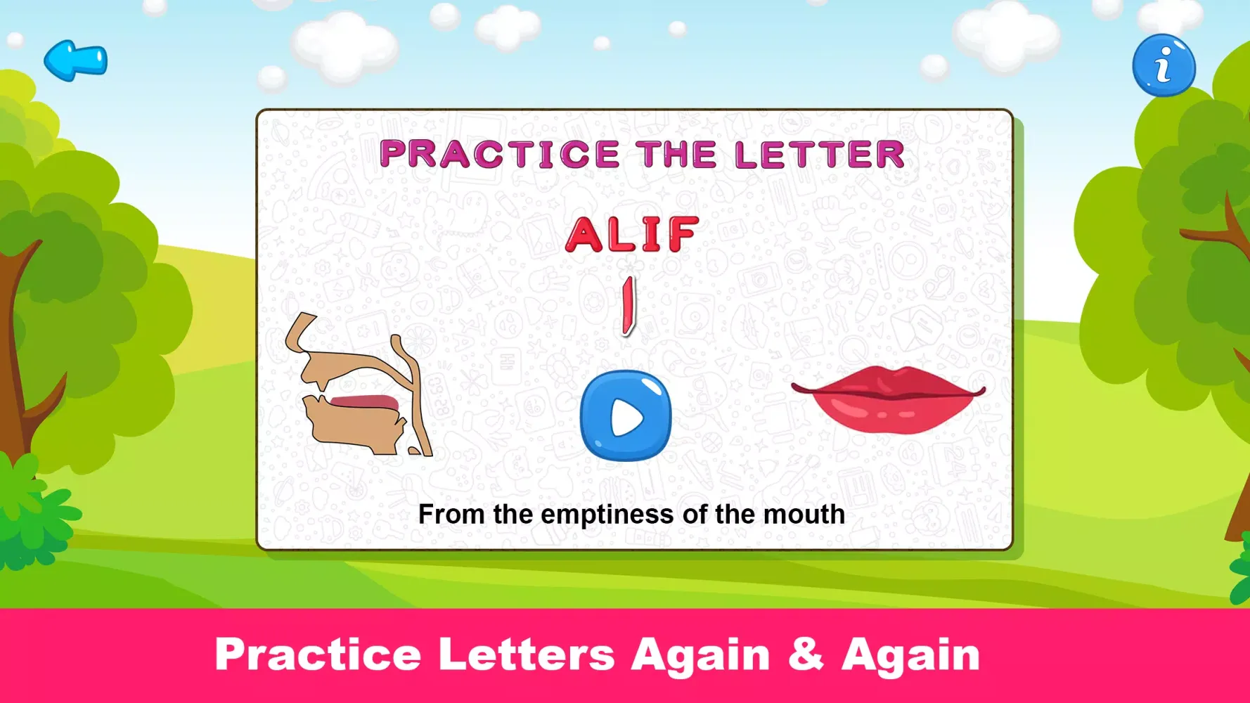 Captures d'écran de Learn Arabic Alphabet