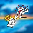 Crazy Cartoon Stickers