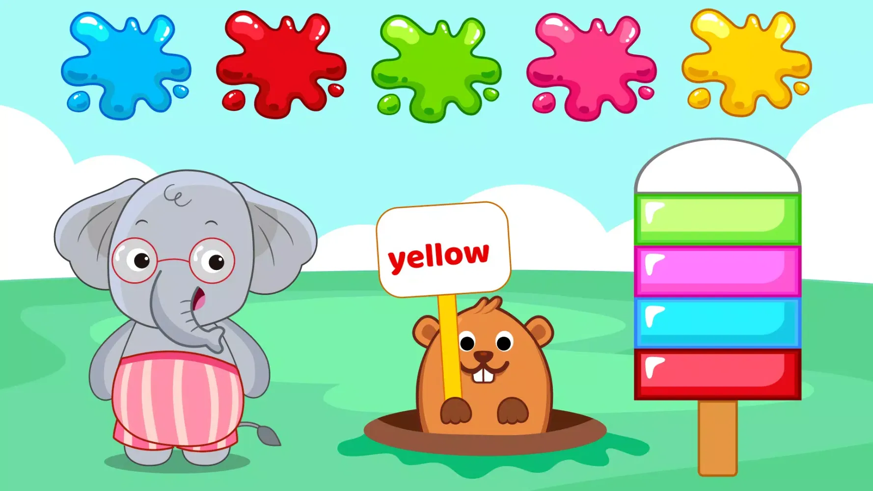 Tangkapan skrin Colors Learning Toddler Games