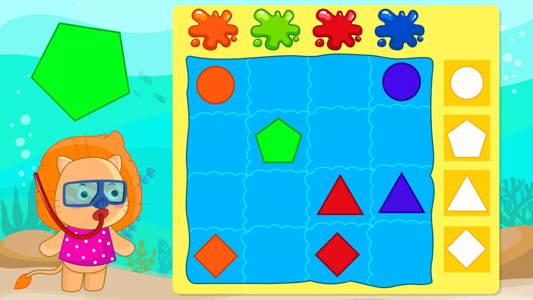 Tangkapan skrin Colors Learning Toddler Games